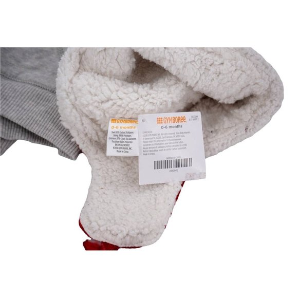 Gymboree Baby 3 Piece Jacket Set Multicolor Sweatshirt Hat Shirt 0-3 New - Picture 3 of 4